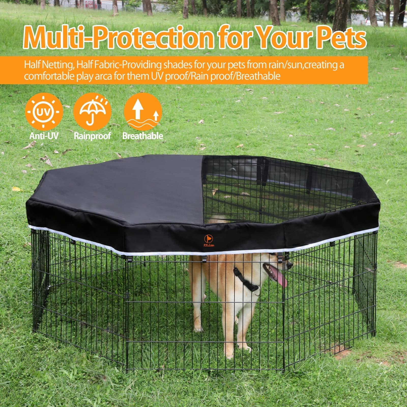 PJYuCien top cover uses durable oxford fabric for long-lasting use.