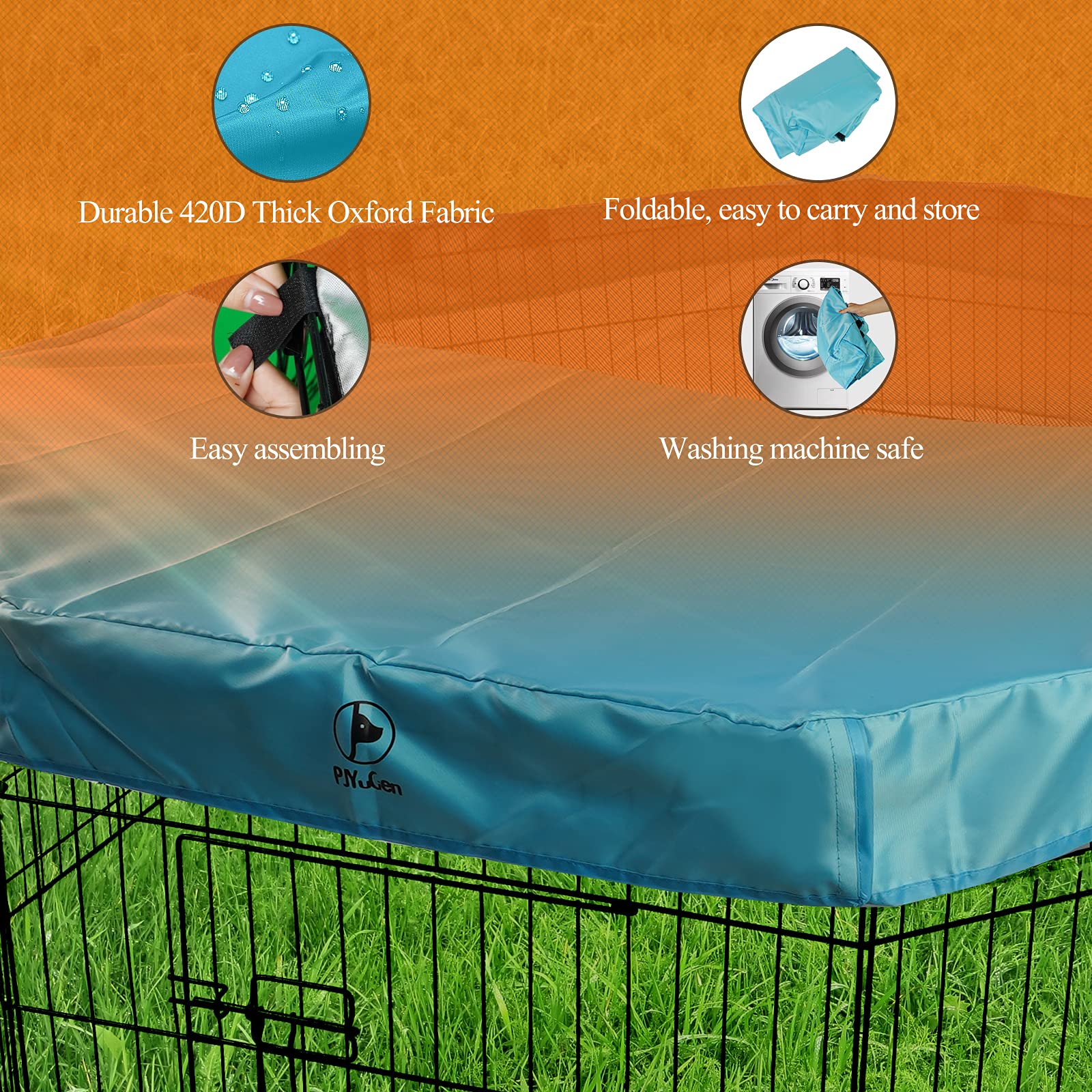 PJYuCien UV-shielding mesh keeps pets comfortable in sunny conditions