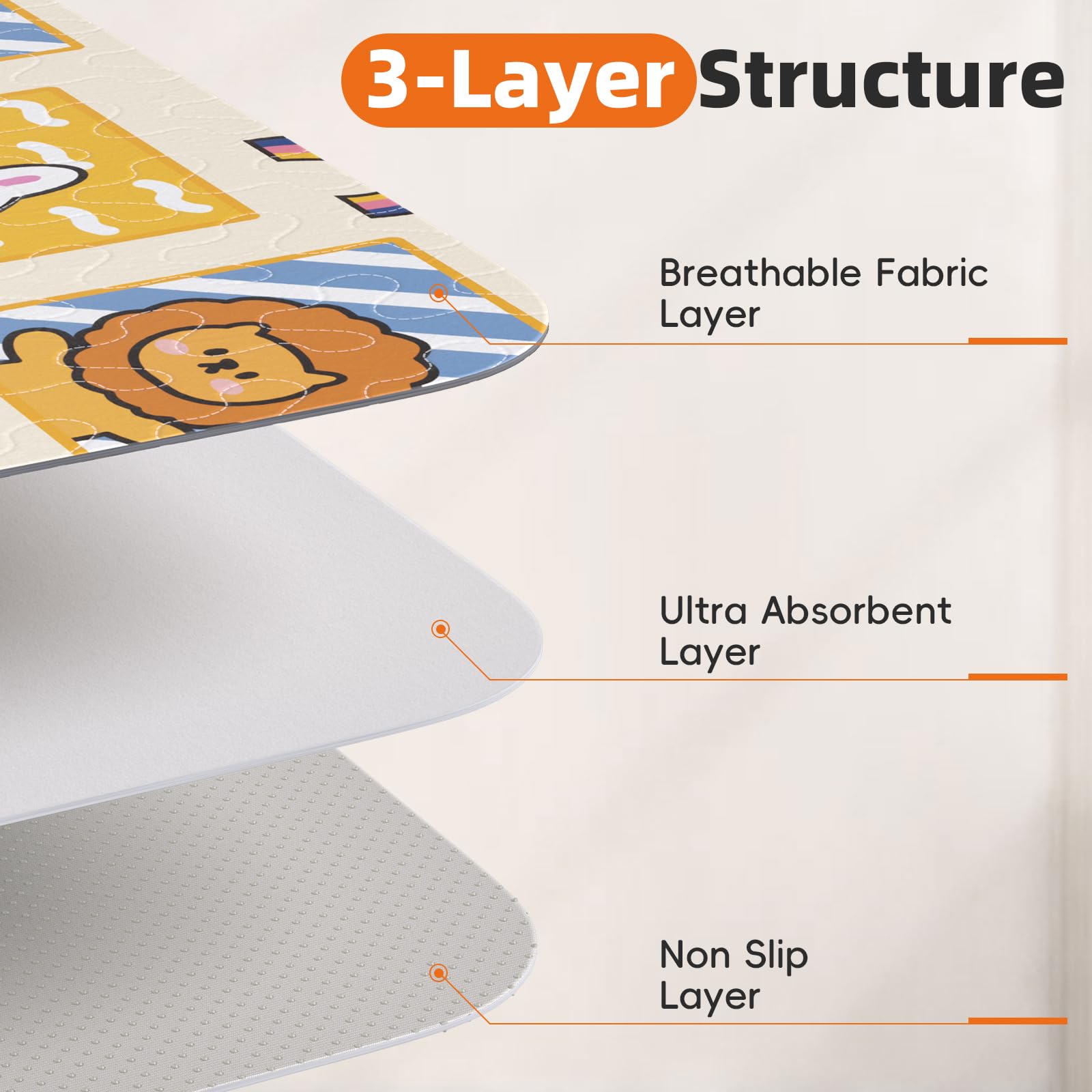 PJYuCien 8 panel fit pads align with 26W playpens for complete coverage