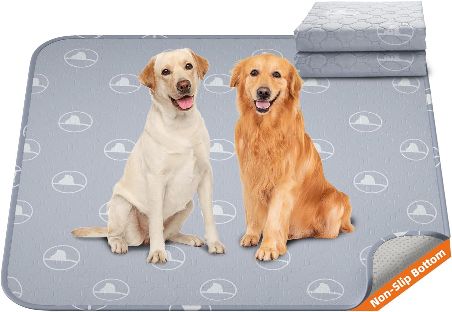 PJYuCien washable pee pad 36x36 full coverage protects floors from accidents.