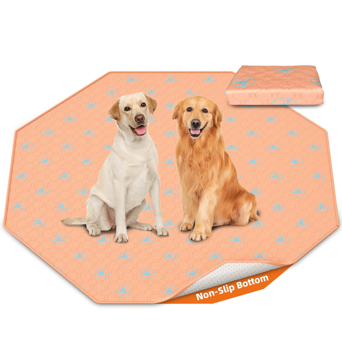 PJYuCien washable pee pad 67x26 full coverage for puppies in playpens