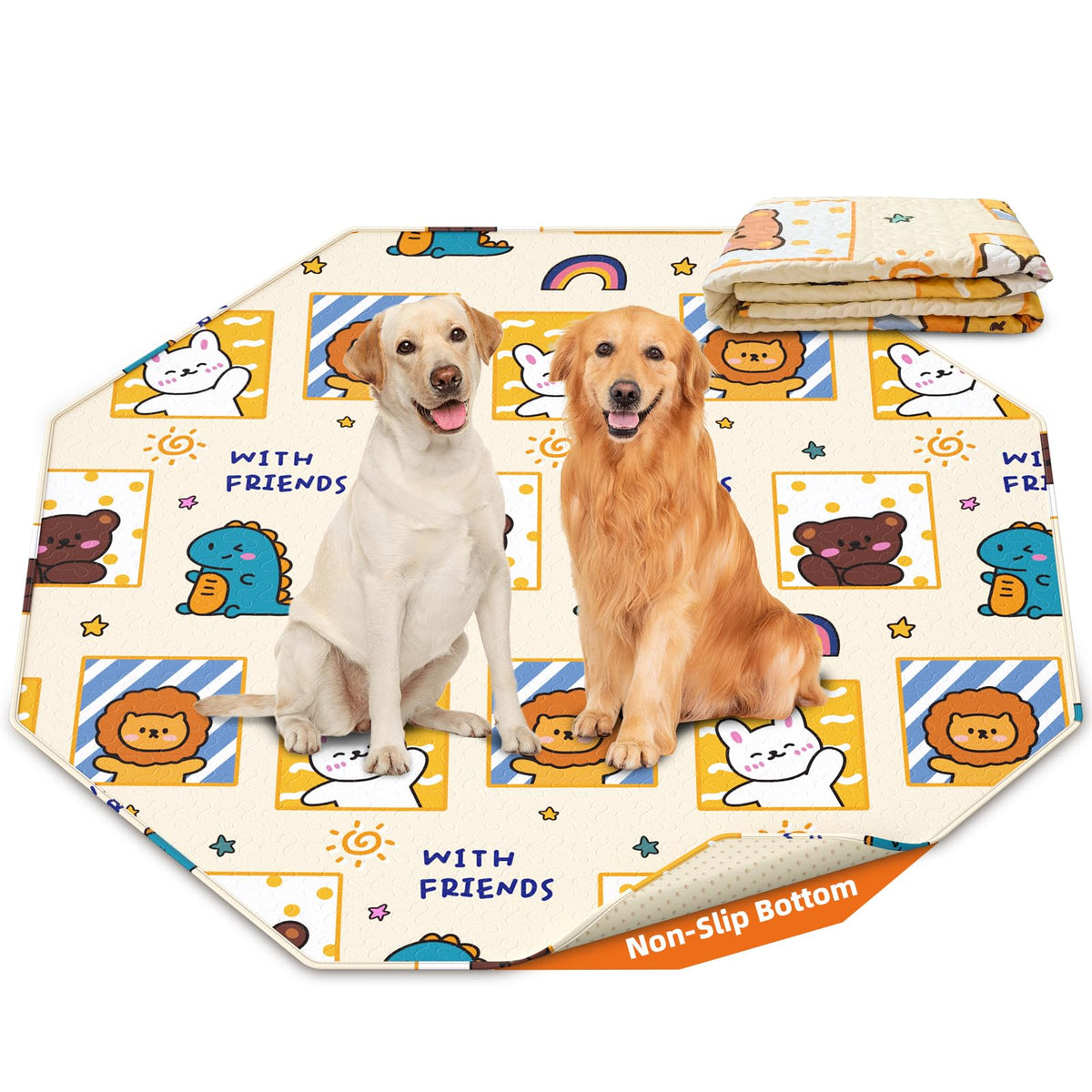PJYuCien washable pee pad 67x26 full-coverage for indoor training