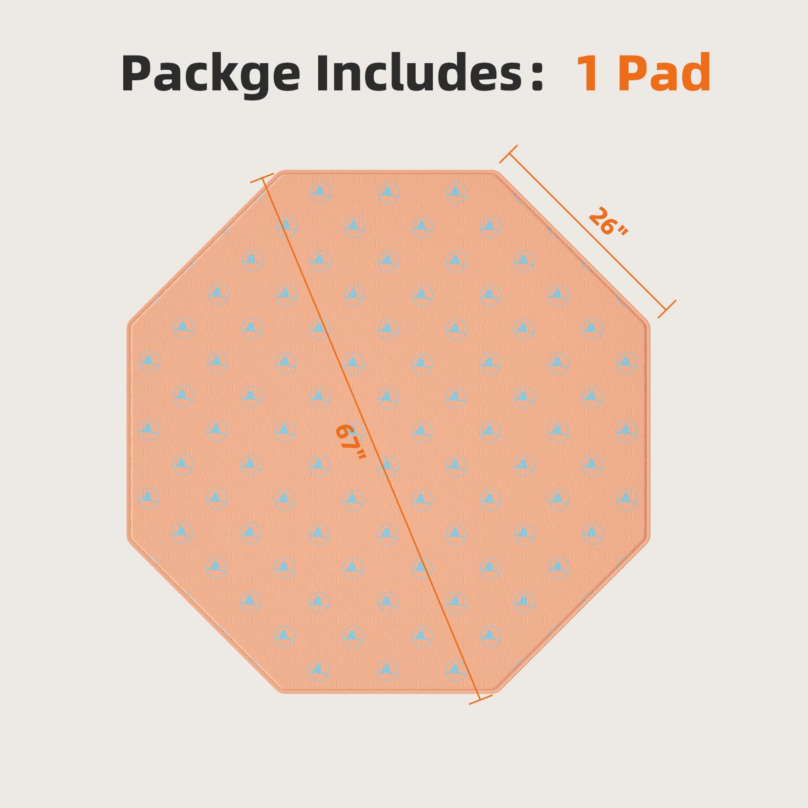 PJYuCien eight-panel 26W playpen fit provides secure coverage in standard setups