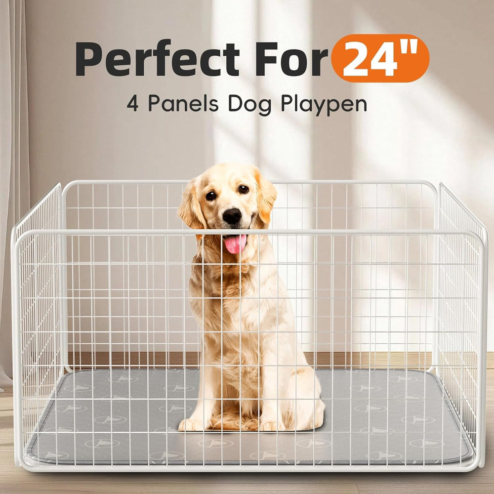 PJYuCien washable pee pad playpen fit 35x35 secures coverage in standard enclosures.