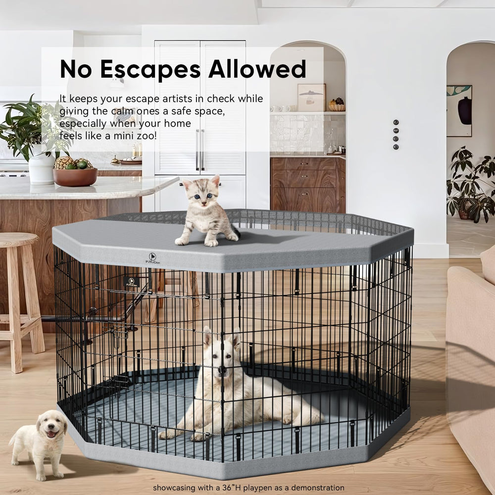 PJYuCien dog playpen adjustable shapes fit your space