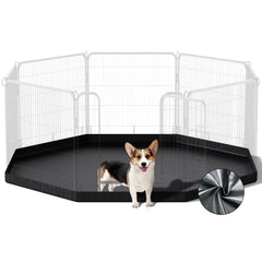 PJYuCien bottom pad ensures seam-aligned fit for octagonal dog playpens.
