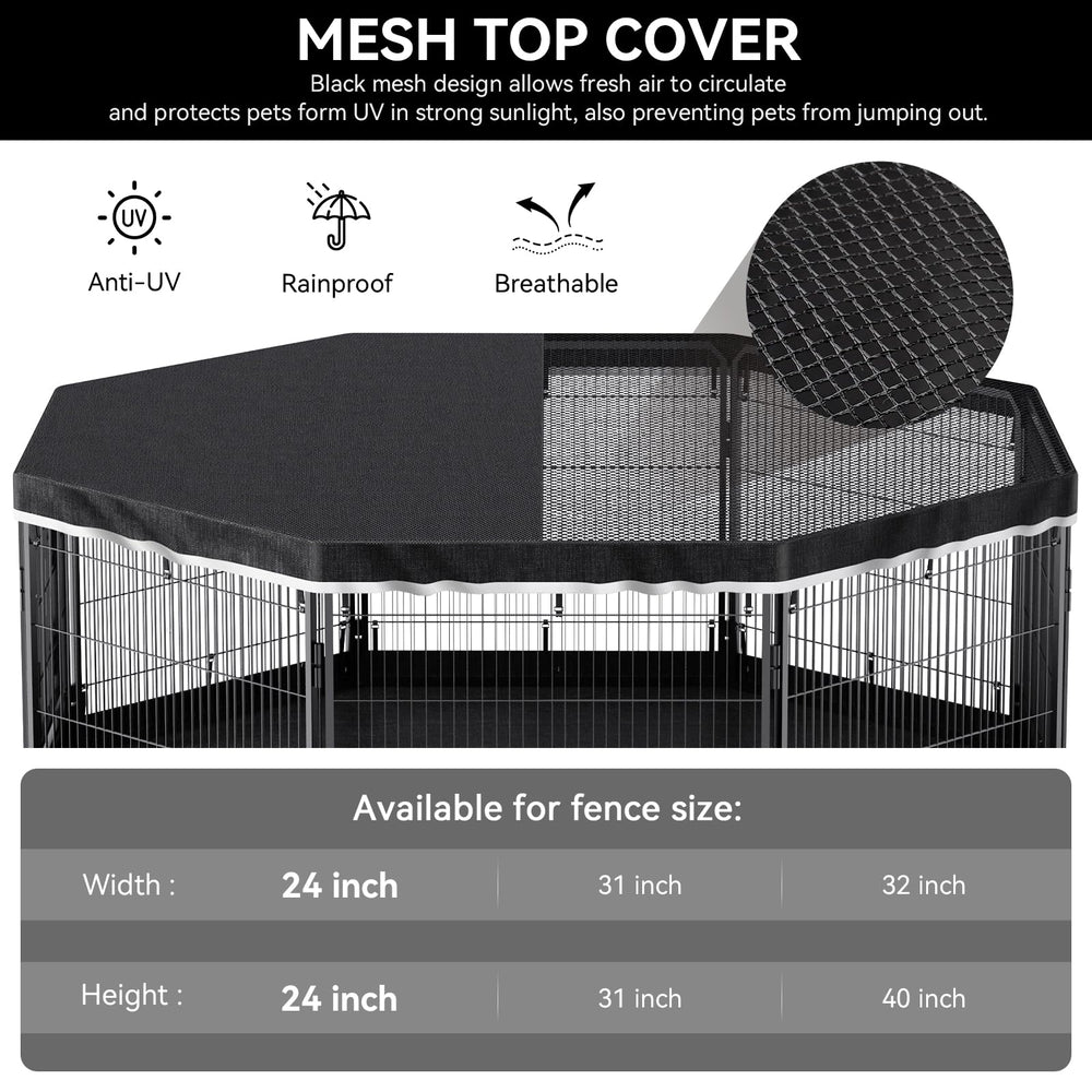 PJYuCien octagonal top cover designed for 8-panel playpens.