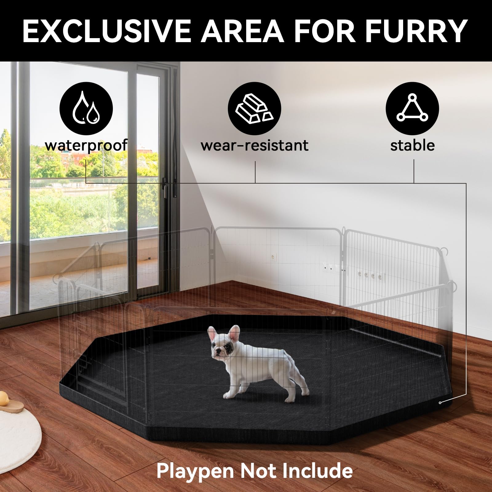 PJYuCien bottom pad durability helps protect floors during daily playtime.