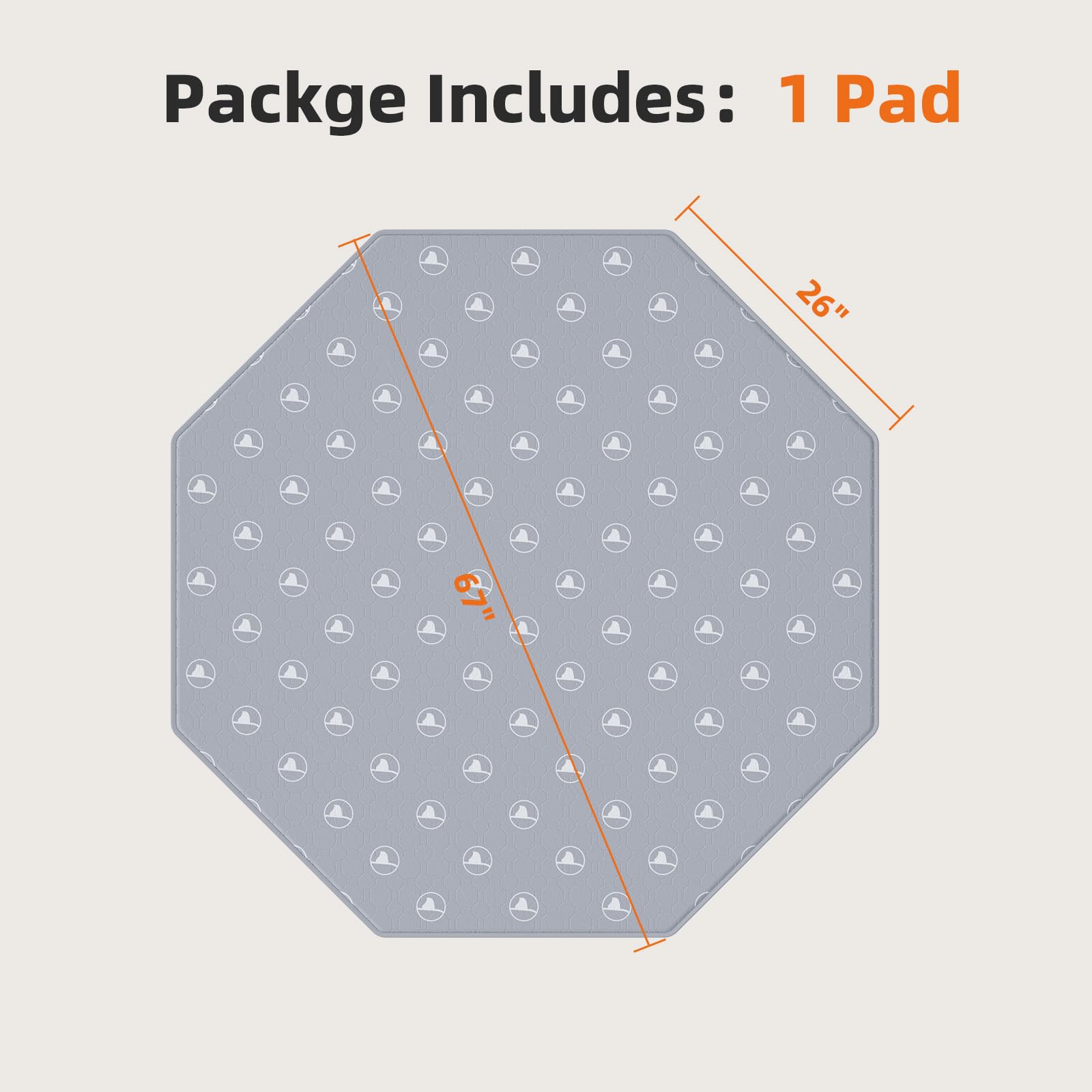PJYuCien washable pad suits indoor training, car rides, and post-surgery care.