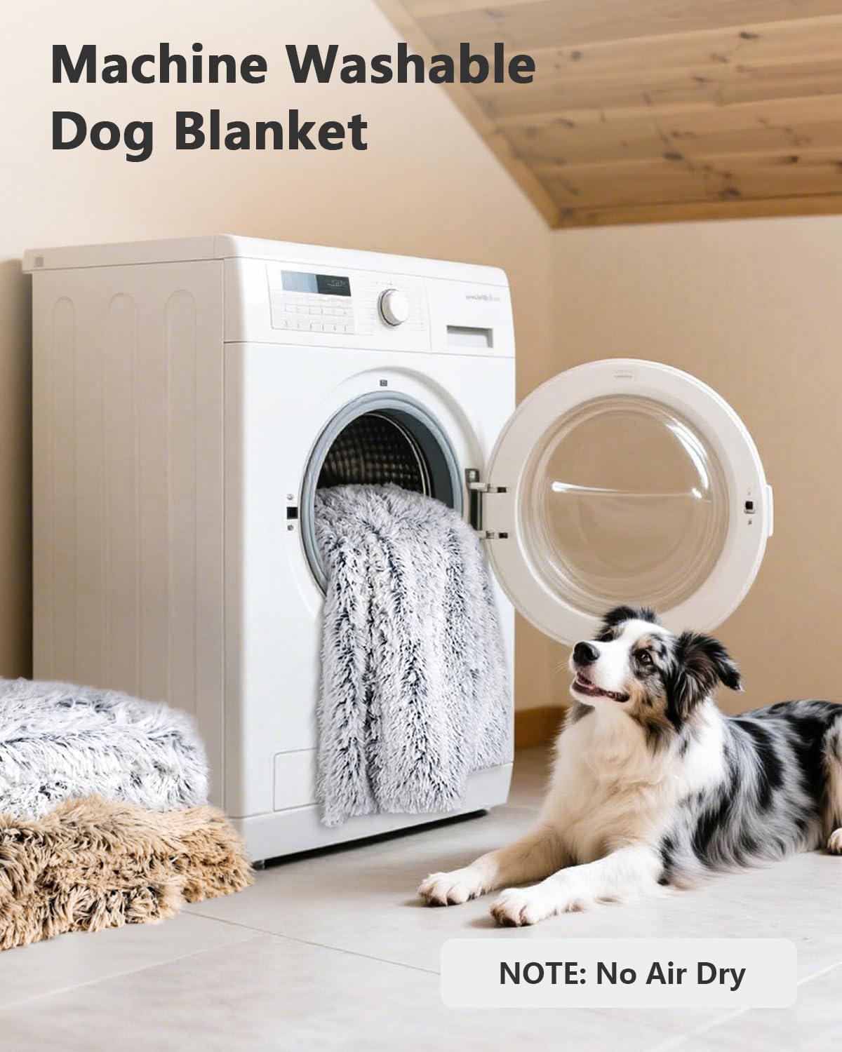 pjyucien large dog blanket on bed ready for cozy naps