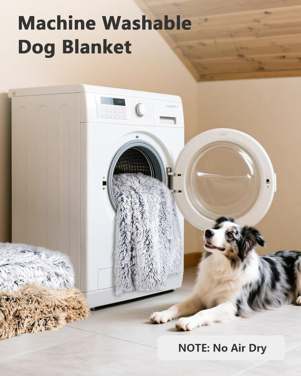 pjyucien large dog blanket on bed ready for cozy naps