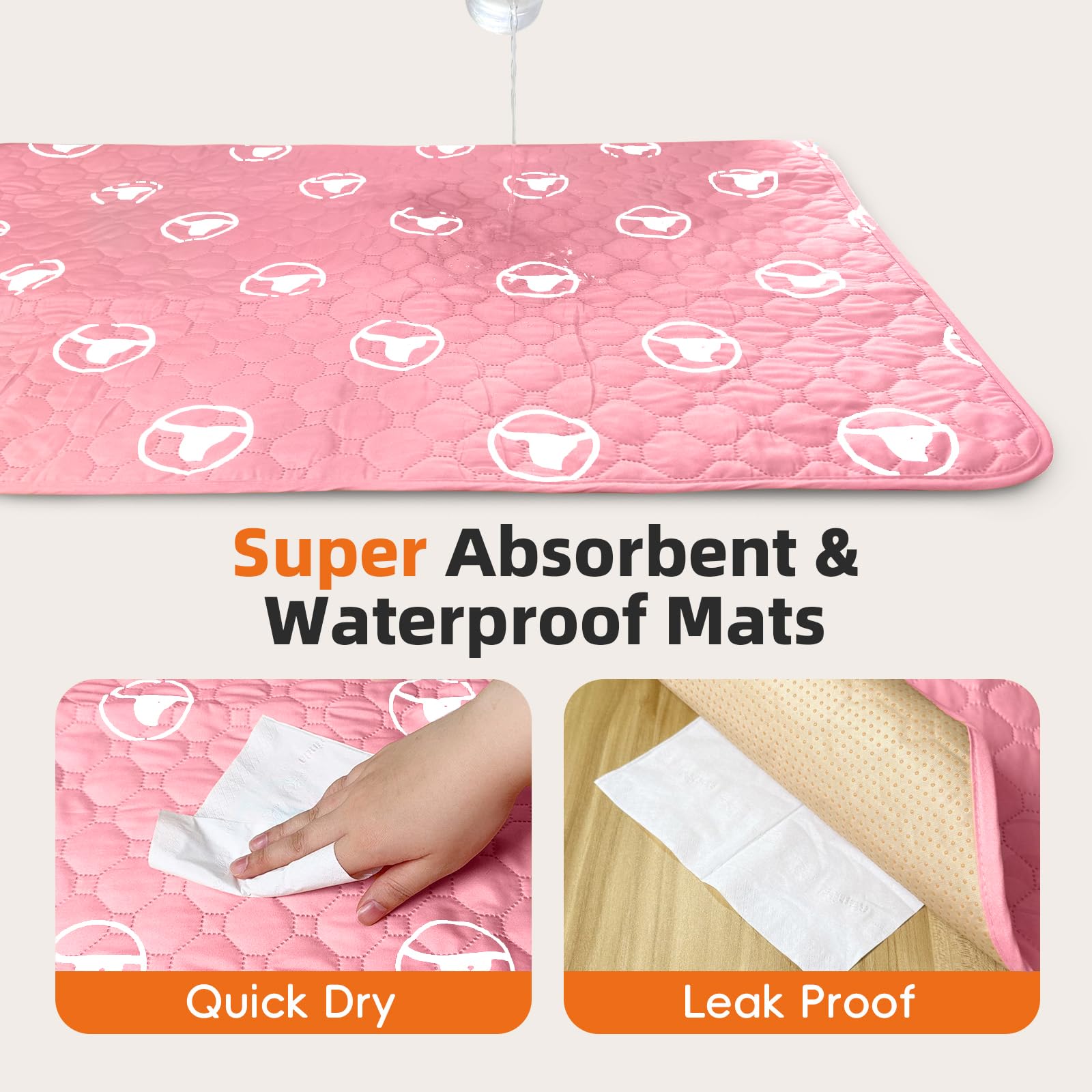 PJYuCien pad-only image showing easy indoor protection for puppies.