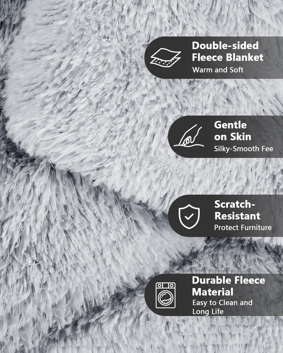 pjyucien reversible fleece sherpa blanket shows double-sided warmth