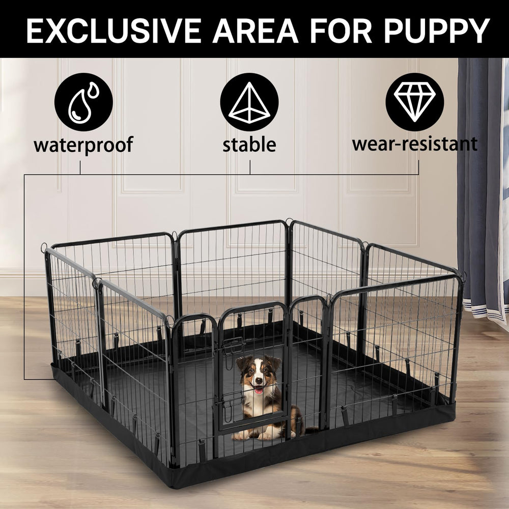 PJYuCien small pets in pen setup for safe eating and play