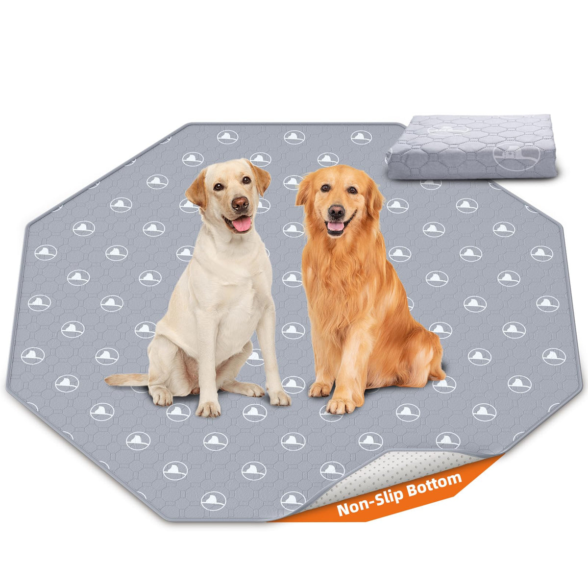 PJYuCien washable dog pee pad 67x26 cover protects floors during training and playtime.