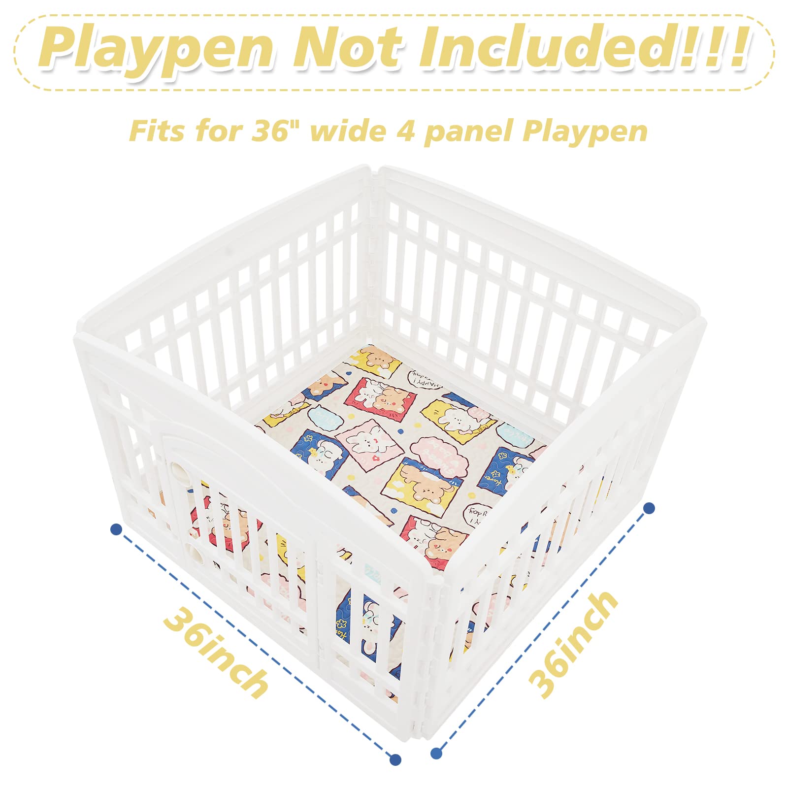 PJYuCien pee pad with water-resistant layer reduces mess during indoor training.