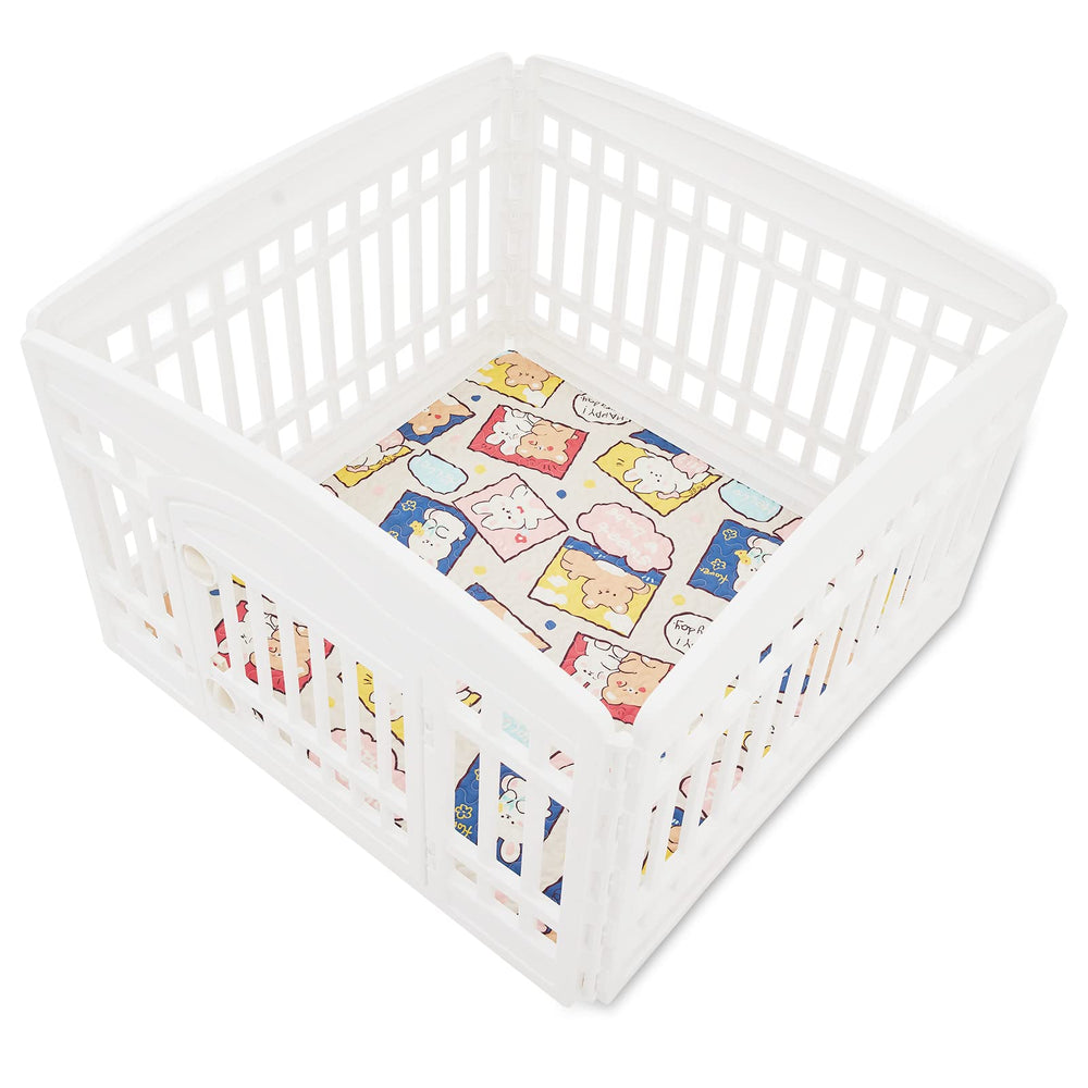 PJYuCien washable playpen mat 36x36 with non-slip base for secure play.