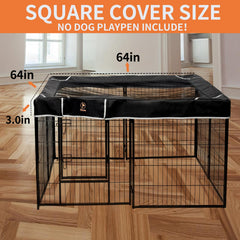 PJYuCien top cover uses durable 420D oxford for long-lasting pet space.