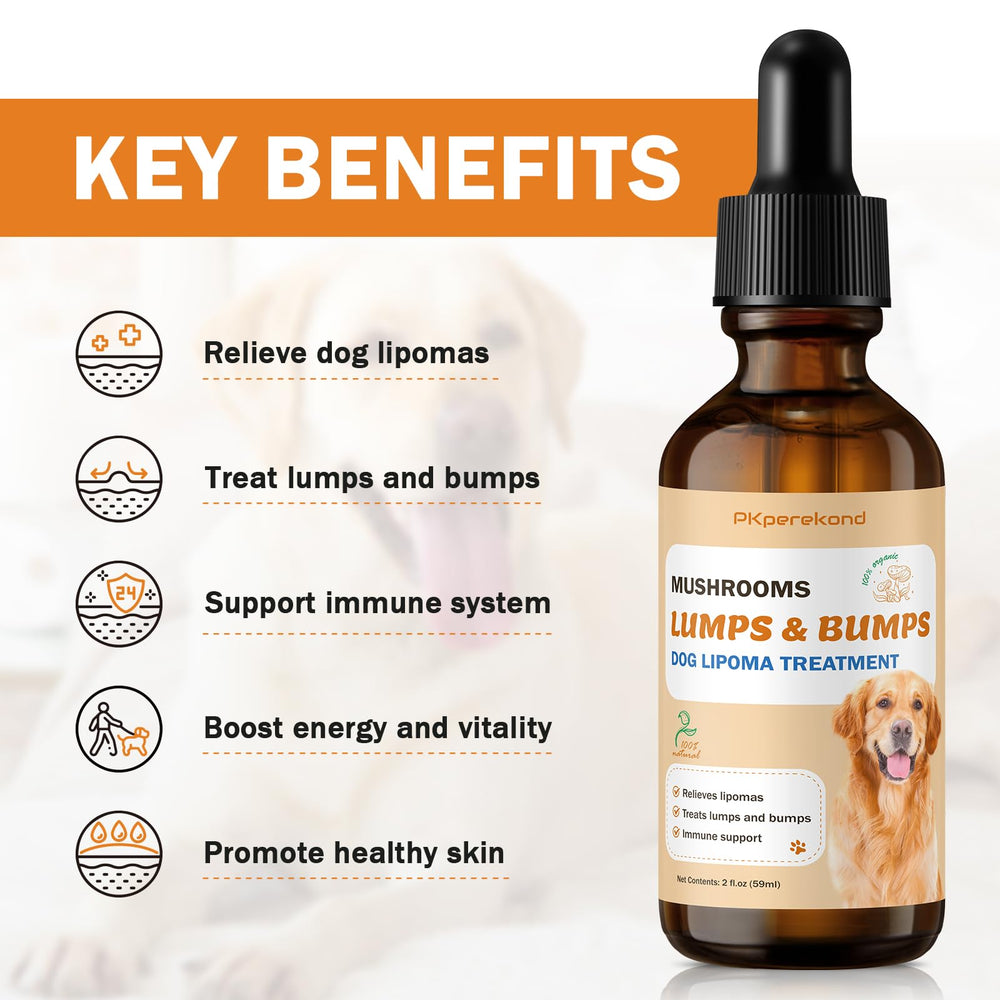PKperekond turkey-tail-drops-dog-bottle may support immune health and energy.