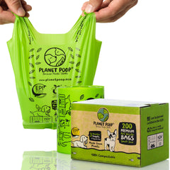 Planet Poop 200 mini-roll bags for quick grab-and-go cleanup.