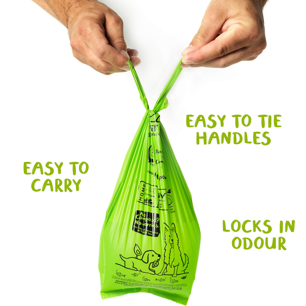 PLANET POOP compostable bags decompose in home composting without micro-plastics