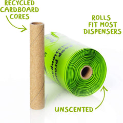 PLANET POOP plastic-free plant-based bags reduce plastic waste during cleanup
