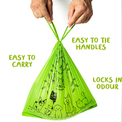 PLANET POOP vegetable-based non-GMO bags for sustainable waste management