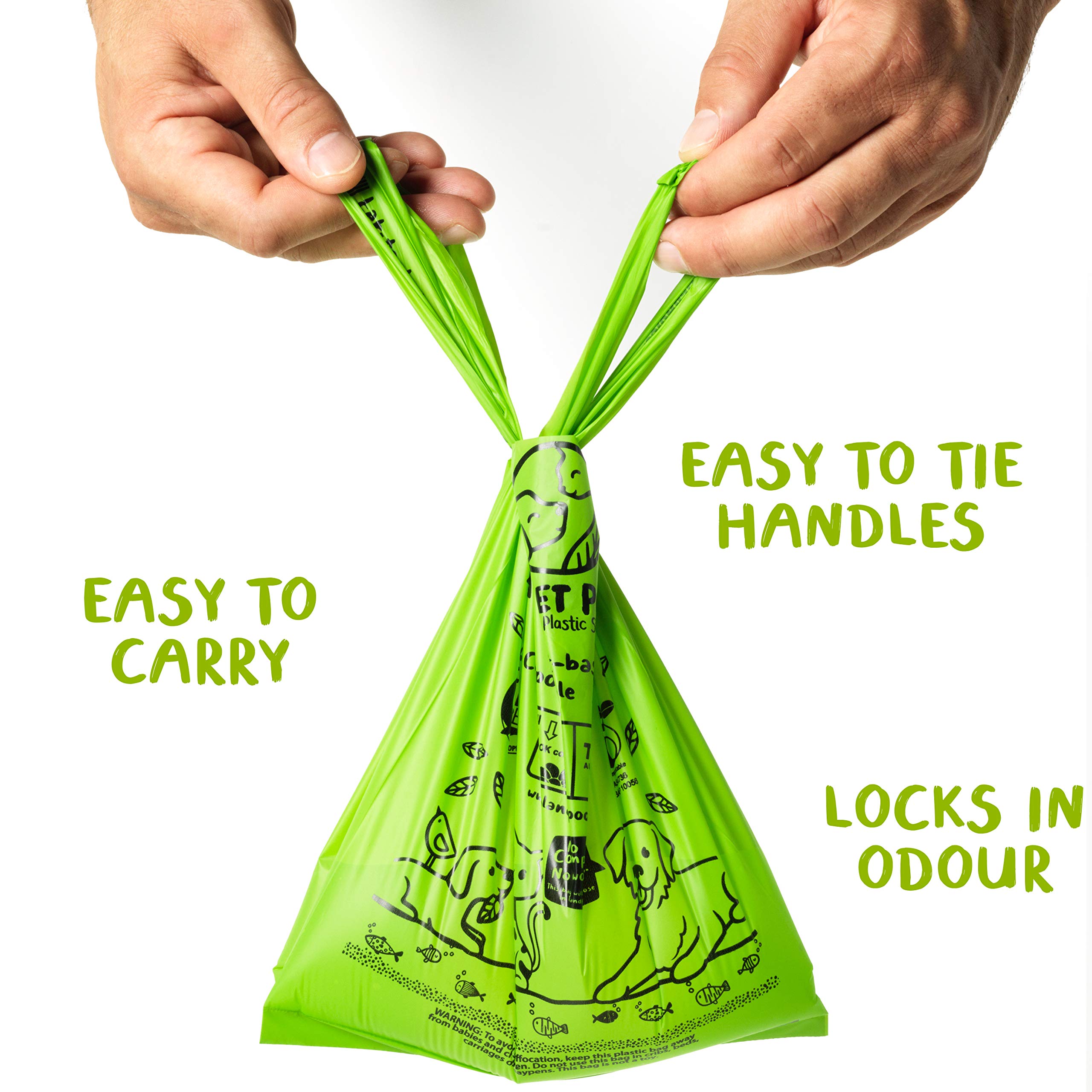 Planet Poop plant-based non-GMO bags support plastic-free waste management.