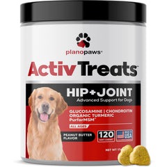 planopaws ActivTreats glucosamine dog chews support joint mobility