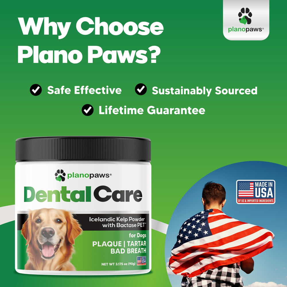 planopaws breath water additive in dog bowl for fresher breath