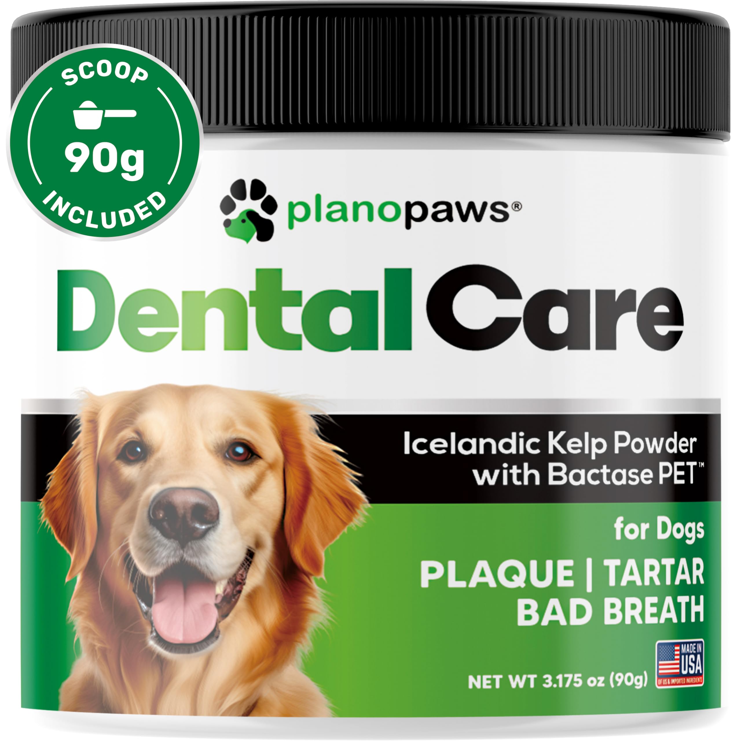 planopaws dog teeth cleaning powder pour over meals for fresher breath