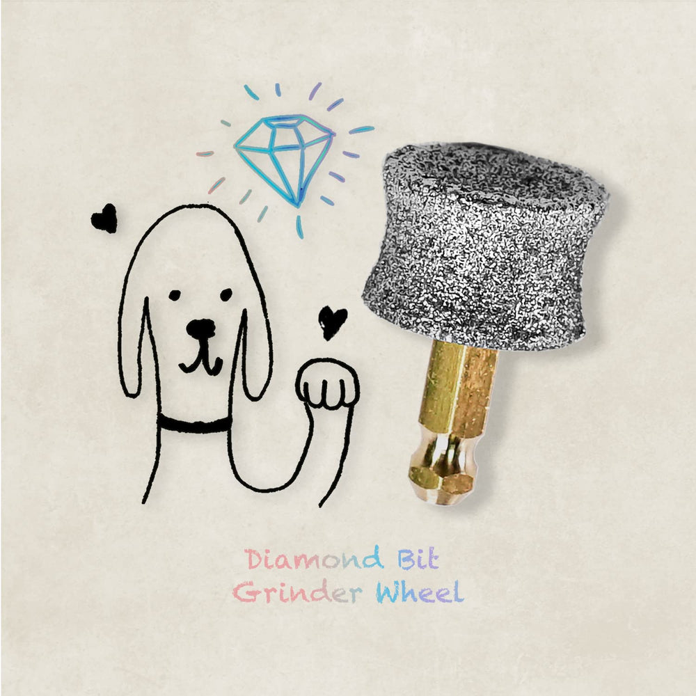 PLATGO Diamond head concave surface featured for precise nail shaping on dogs and cats