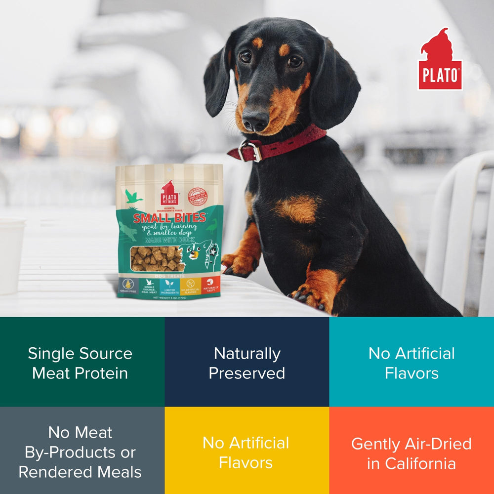 PLATO Made in USA facility signals careful production and safe ingredient sourcing.