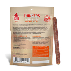 PLATO Thinkers chicken-sticks closeup highlighting air-dried texture and flavor