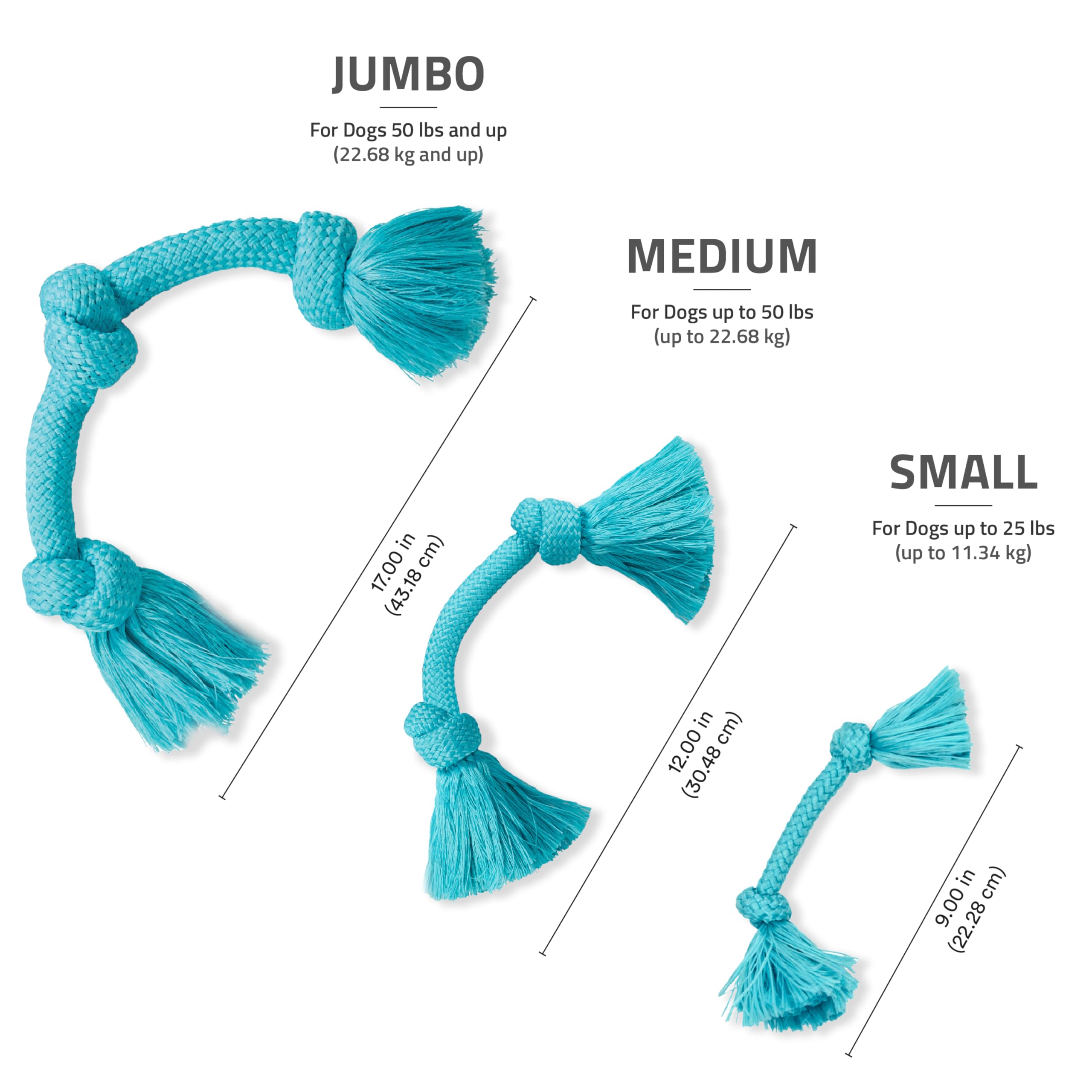 Playology Dri-Tech rope toy with encapsiscent scent embedded for lasting aroma