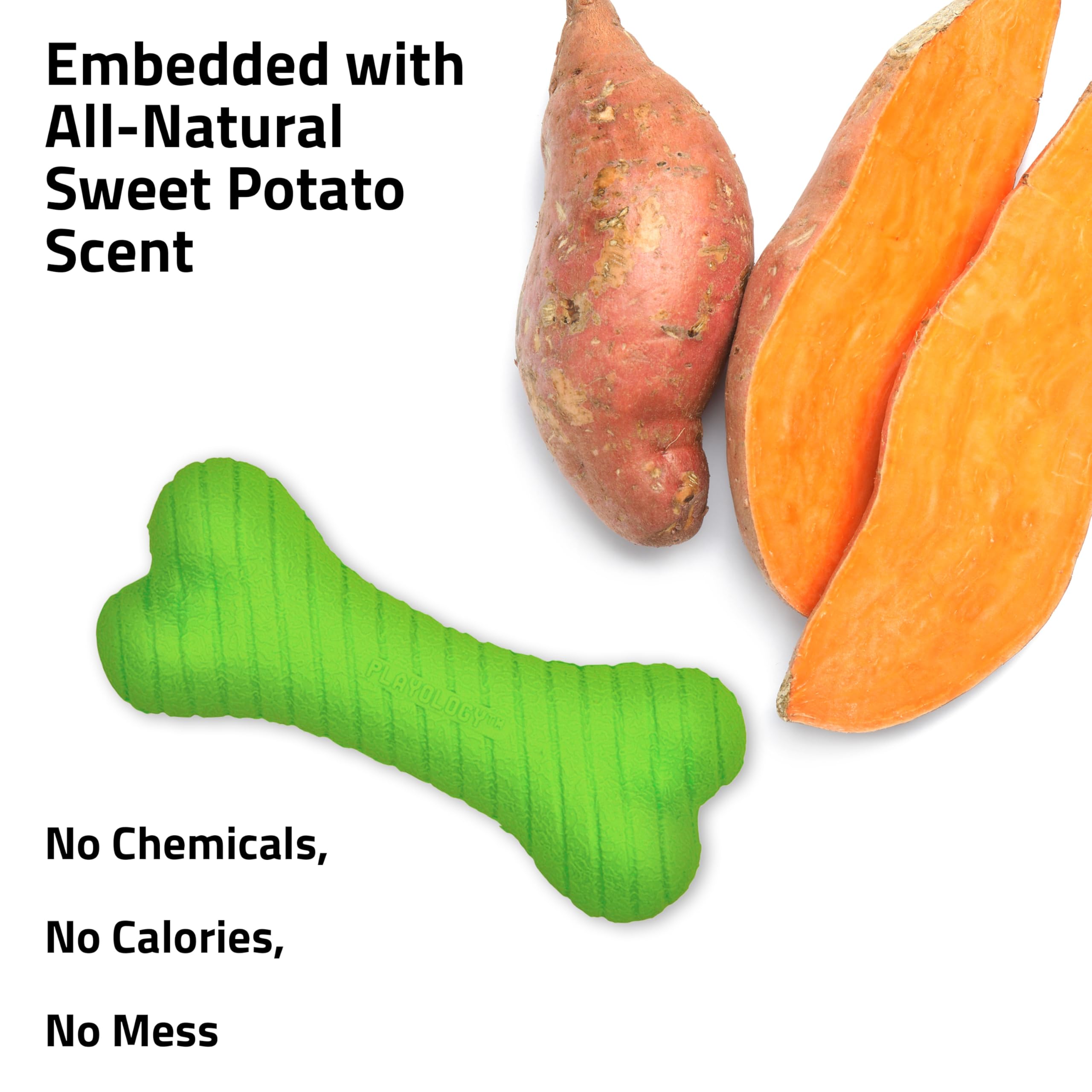 Playology encapsiscent tech bone—embedded scent fuels extended play.