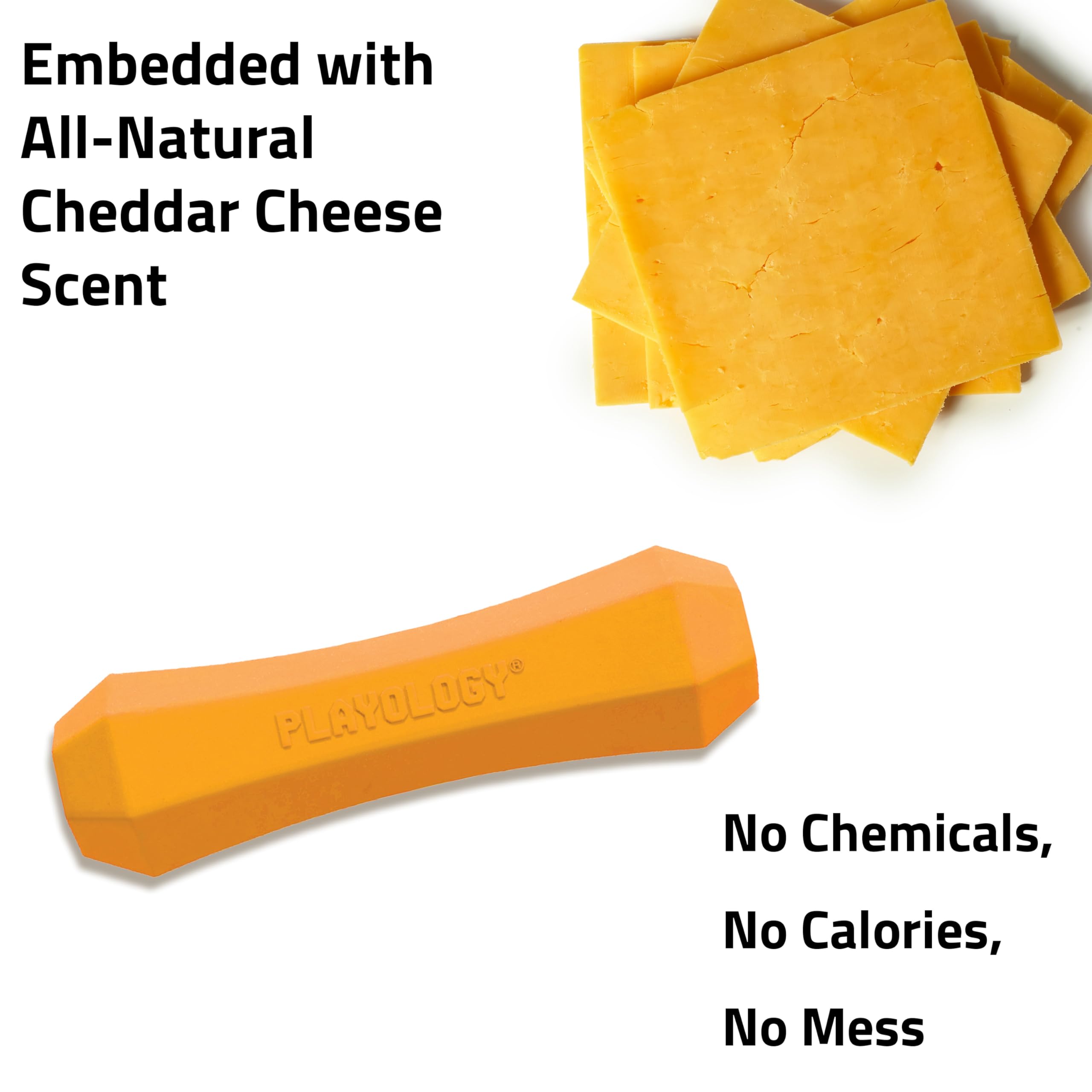 Playology durable non-toxic rubber ensures safe chewing during rough play.
