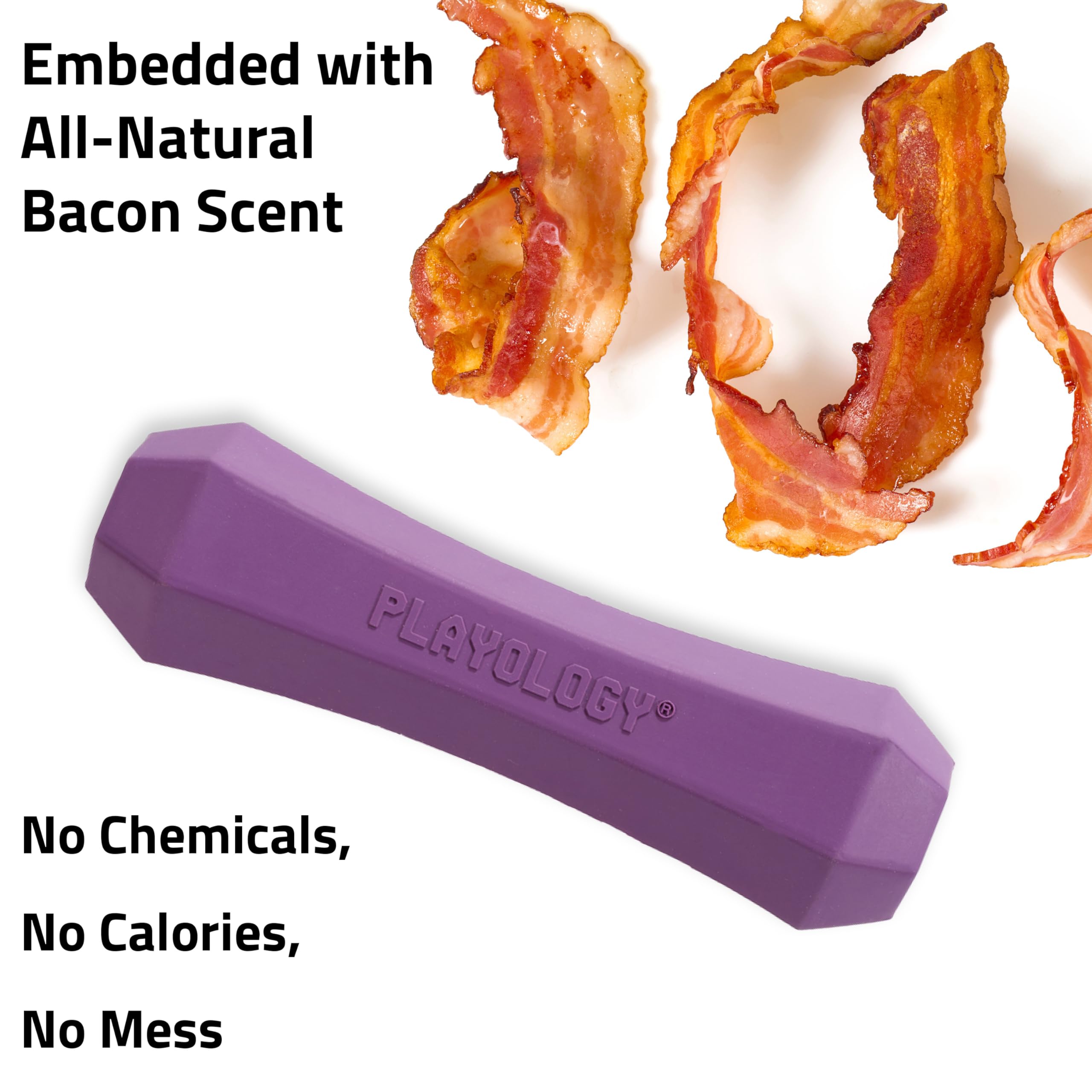 Playology Easy Clean Non-Toxic Dog Toy ready for quick cleanup