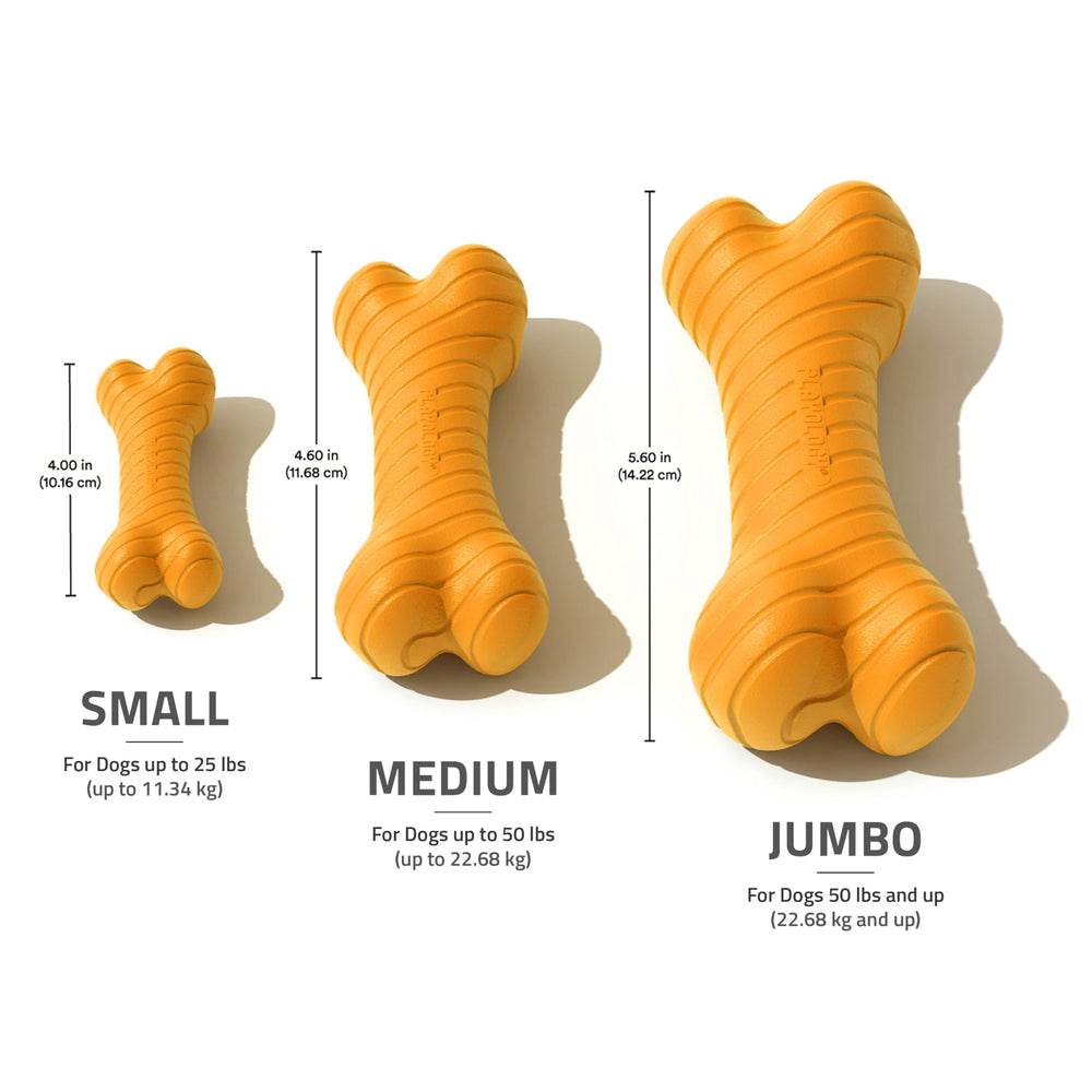 Playology easy-clean non-toxic dog toy promises safe, quick rinsing after play.