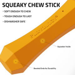 Playology medium-dog-toy-durability demonstrates rugged chew for dogs up to 50 lbs.