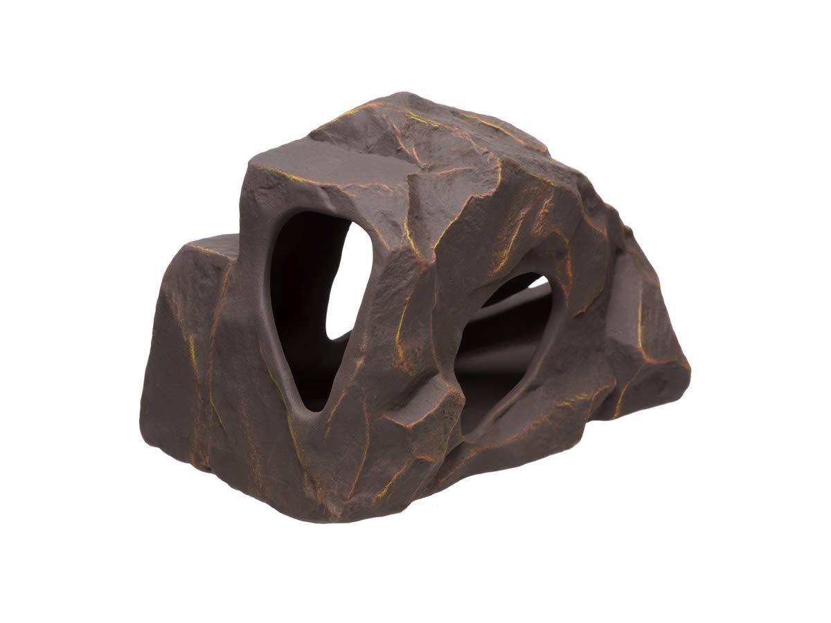 Plecoceramics fish-tank hideout log creates cozy shelter for small and medium fish.
