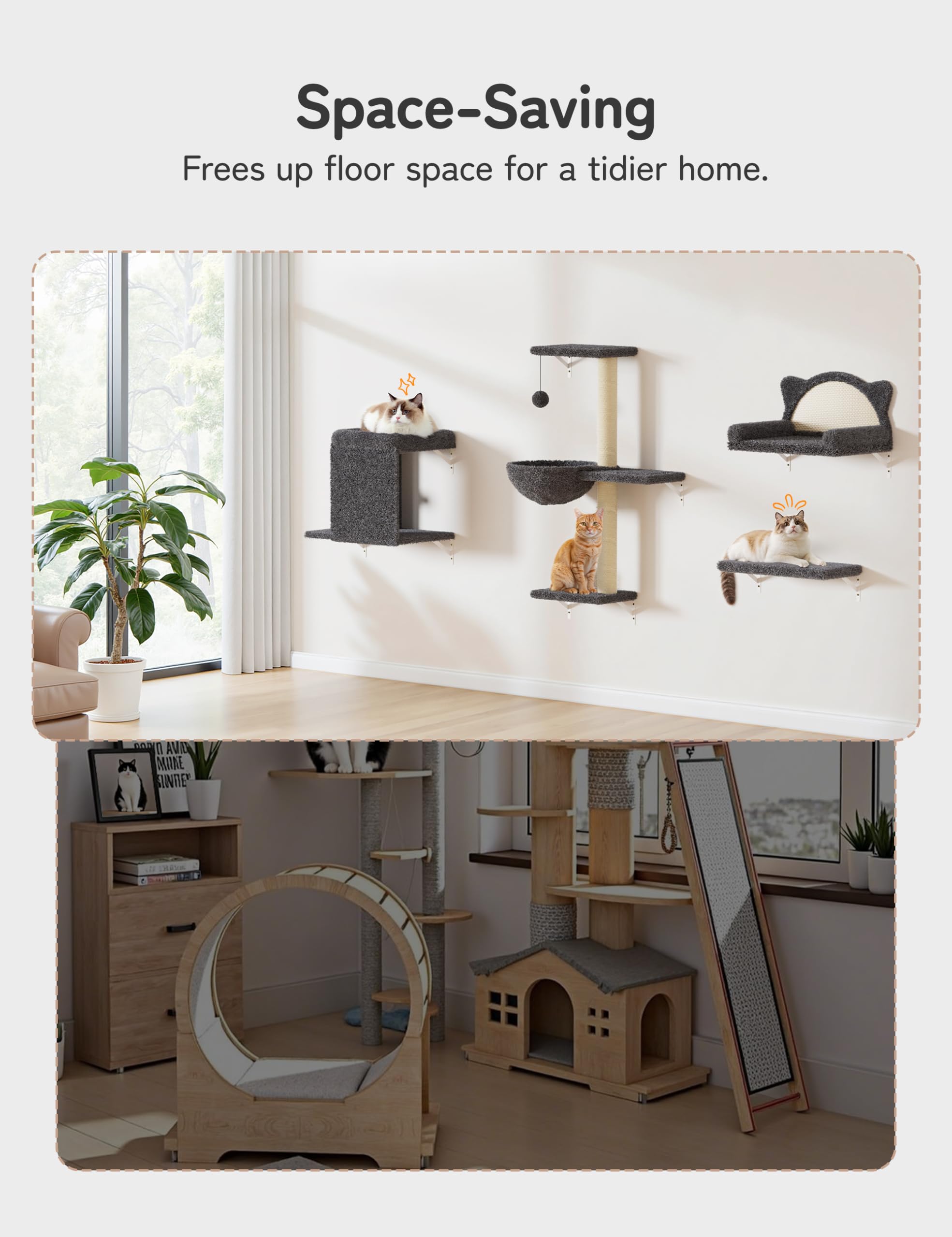 PLEKER dark gray finish blends with modern interiors.