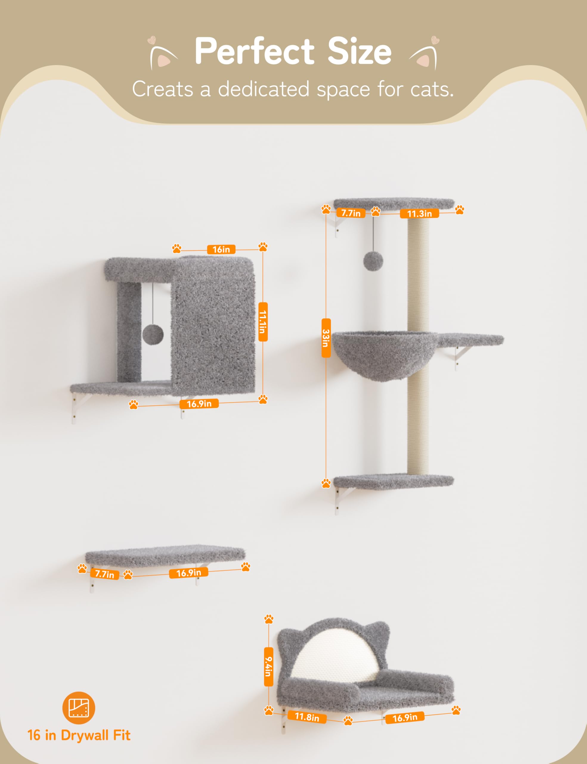 PLEKER load-tested 44lbs ensures stability during jumps and perches.
