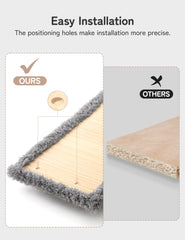 PLEKER pre-drilled installation guide helps easy mounting on drywall or solid walls.