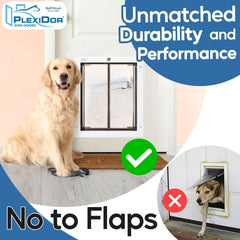 Plexidor aluminum frame close-up highlighting durability and weather sealing.