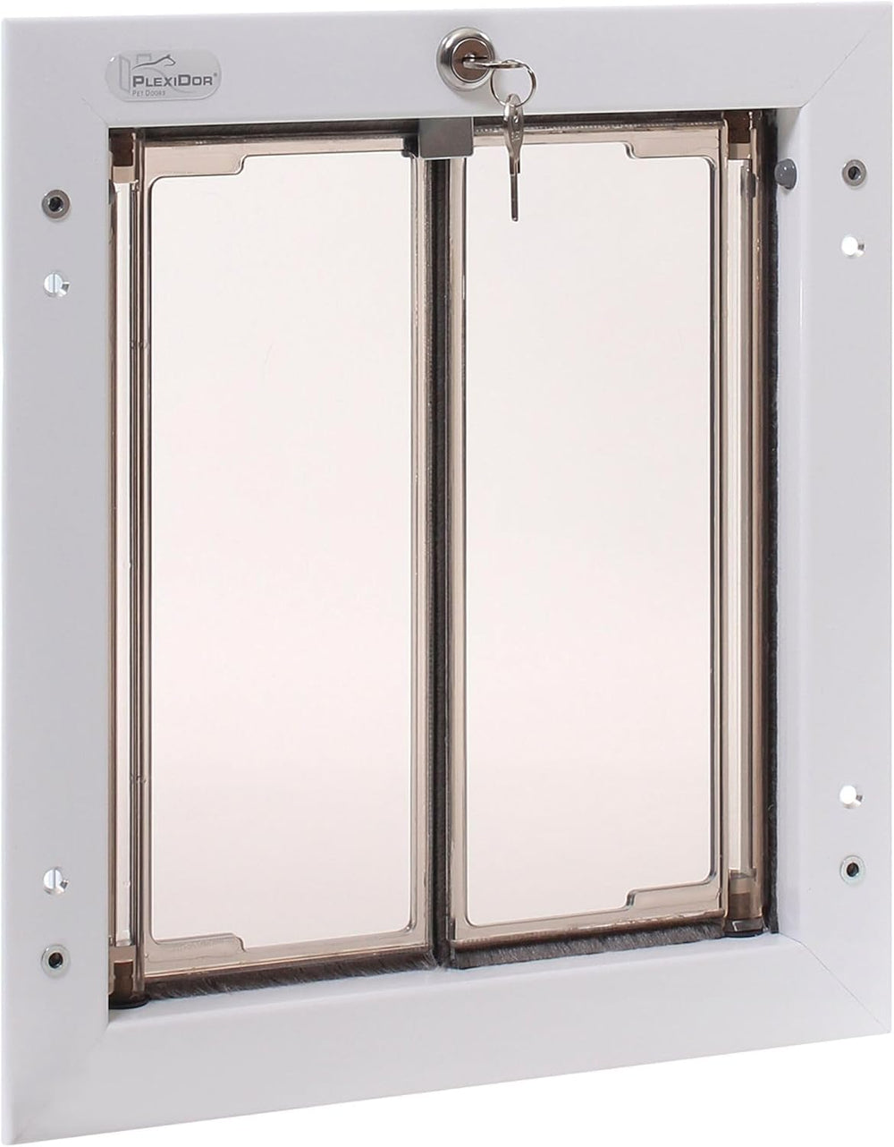 PlexiDor Performance Pet Door weather seal minimizes energy loss while pets explore.