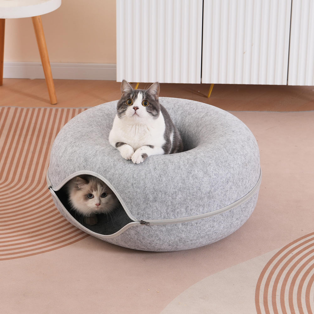 PLIISLUP cat tunnel bed in living room fits modern decor