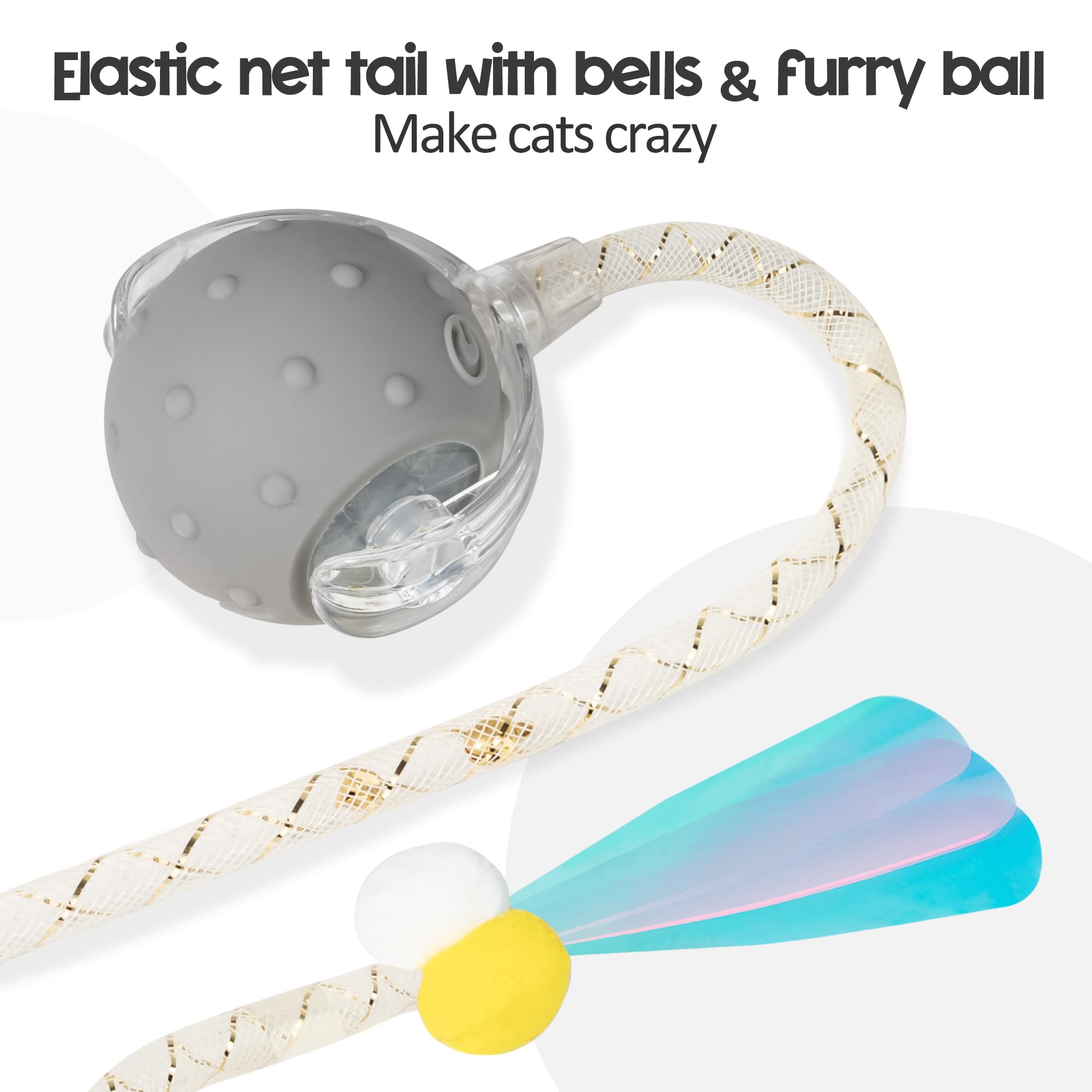 PLITTPETTS interactive cat ball obstacle-avoidance demonstrates safe play around furniture during exploration.