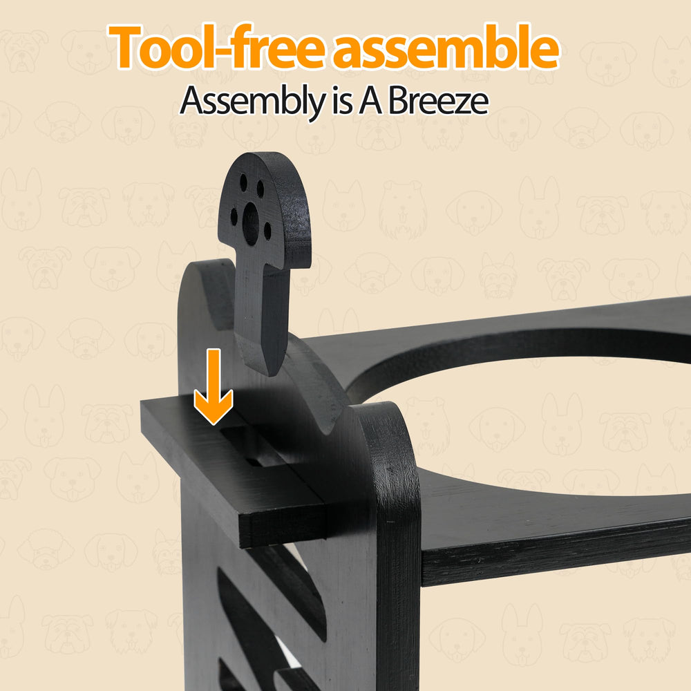 PLITTPETTS tool-free assembly demonstrates quick setup without tools or screws.