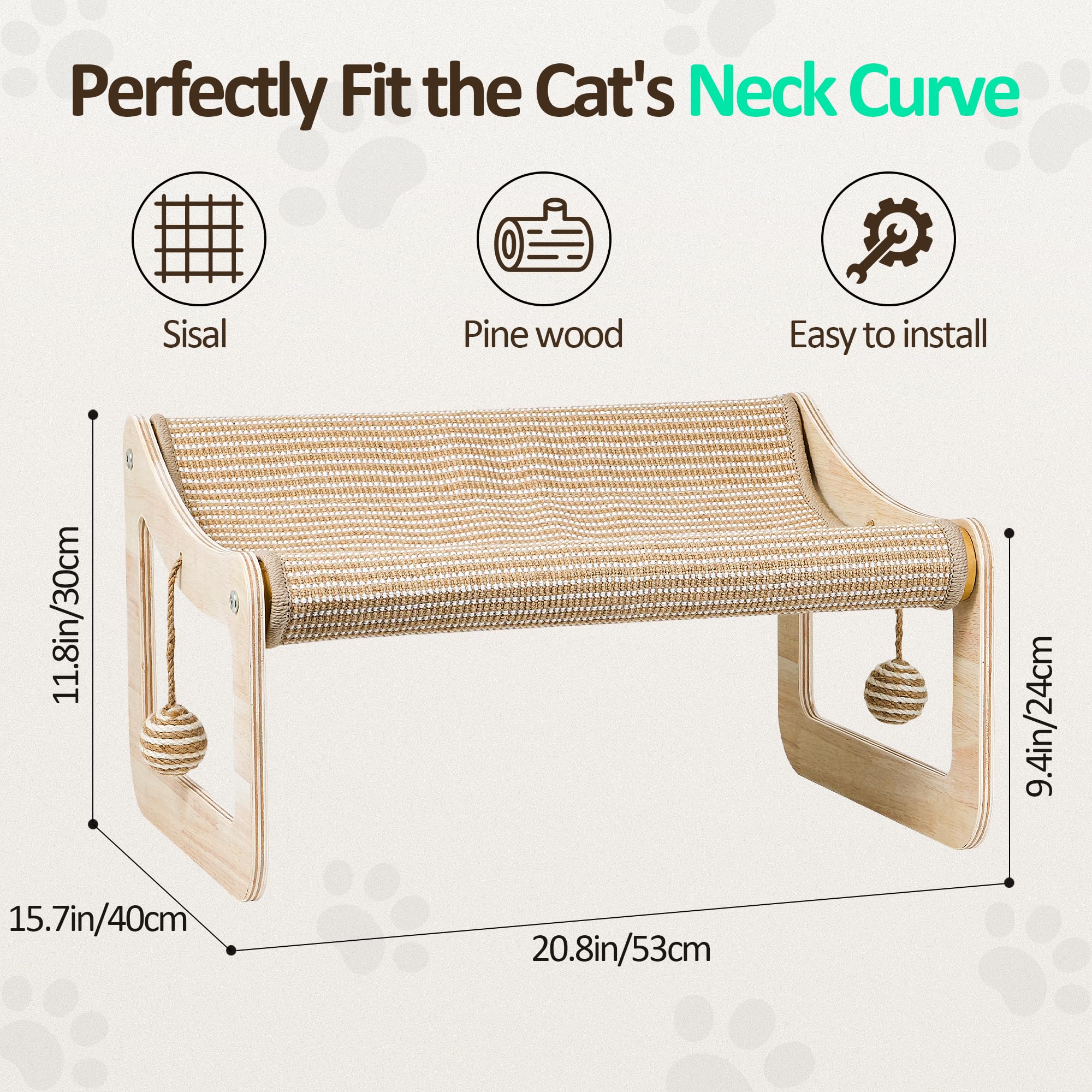 PLITTPETTS Sisal Scratch Pad natural mat demonstrates eco-friendly scratching